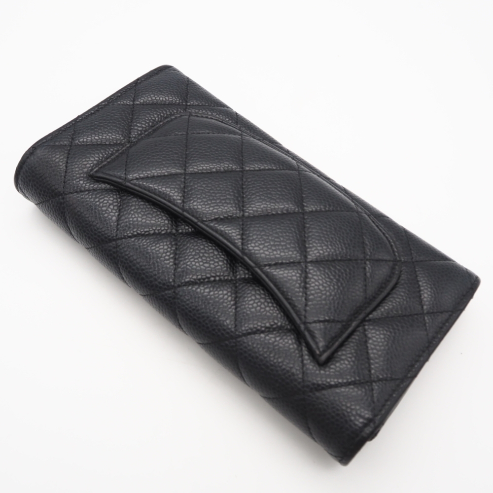 CHANEL Black Caviar Leather Wallet - Picture 2 of 14